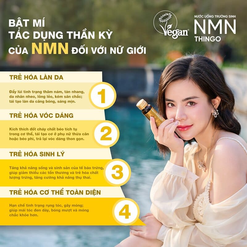 NMN tác dụng đối với sức khoẻ nữ giới