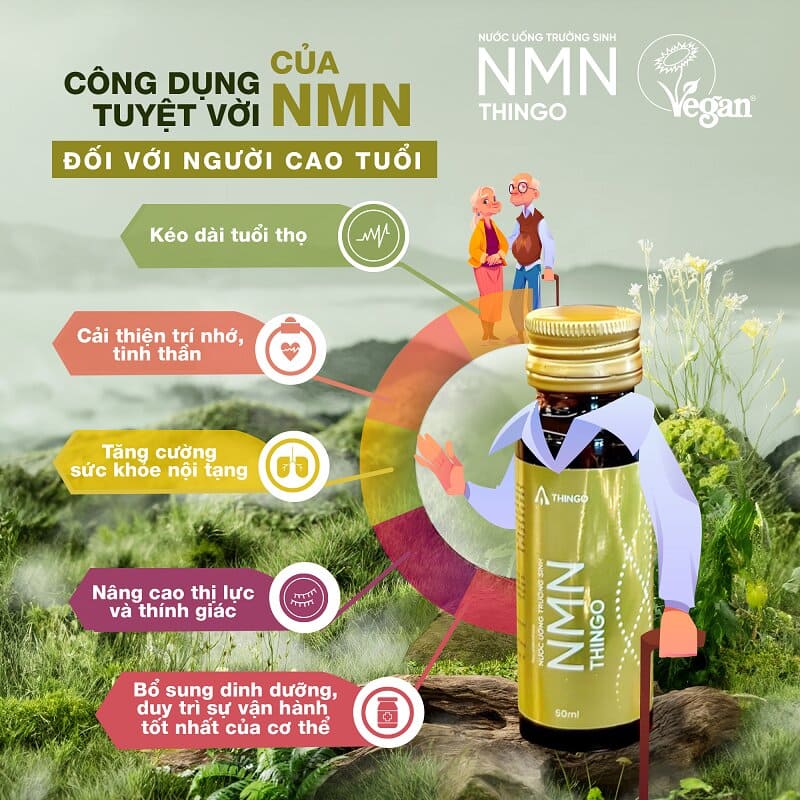 NMN tốt cho sức khoẻ người cao tuổi