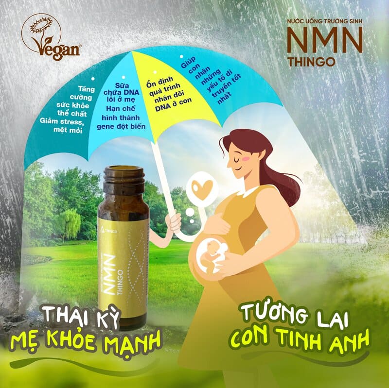 Nước uống nmn tốt cho sức khoẻ mẹ mang thai