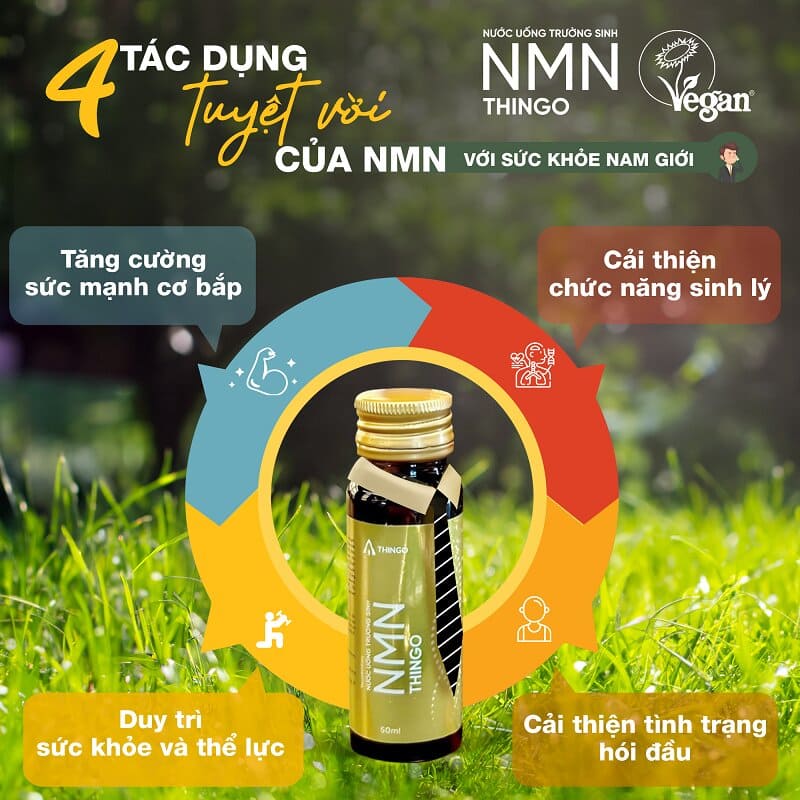 NMN tăng cường sức khỏe cho nam giới