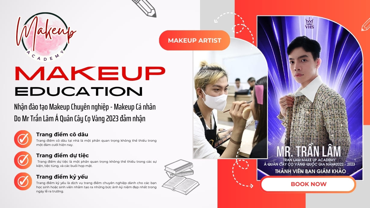 Đào tạo học viên Makeup tại quận Tân Bình